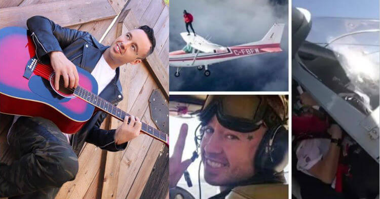 Rapero Jon James muere al cae del ala de un avión