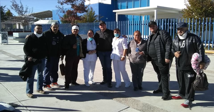 La agrupacion y sus demás tripulantes agradecieron a quienes les prestaron ayuda médica prestada por el equipo de rescate y el centro de salud