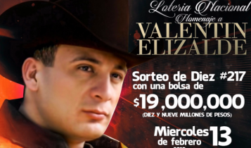 Billetes De Lotería Llevarán La Imagen De Valentín Elizalde
