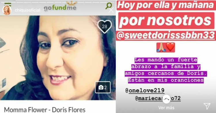 Chiquis Rivera se solidarizó con la familia de su fan Doris Flores