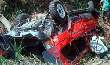 Reynaldo Flores Tamez topas accidente auto