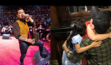 Christian Nodal hace realidad el sueño de dos pequeñas hijas de una fanática recién fallecida