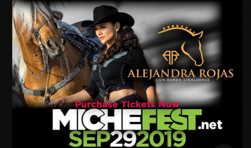 Alejandra Rojas participará en el Michefest 2019 junto a grandes exponentes del regional mexicano