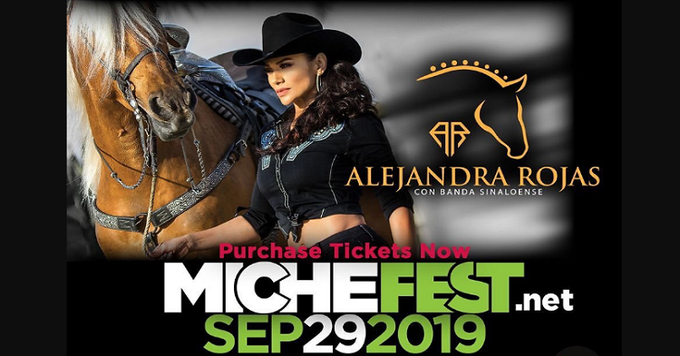 Alejandra Rojas participará en el Michefest 2019 junto a grandes exponentes del regional mexicano