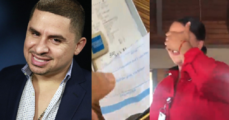 Larry Hernández conmocionó a sus seguidores luego de publicar un noble gesto con una mesera