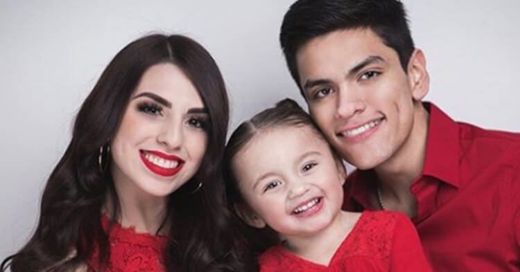 Virlan García y su familia