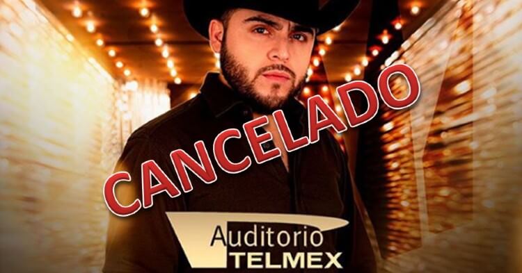 cancelado concierto de Gerardo Ortiz