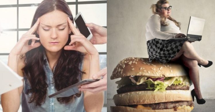 El estrés produce un aumento de calorías proporcional a una hamburguesa doble