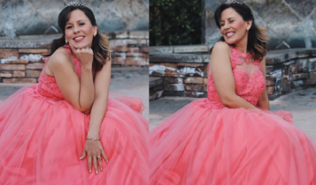 Mujer de 45 años de edad celebró su fiesta de quinceañera