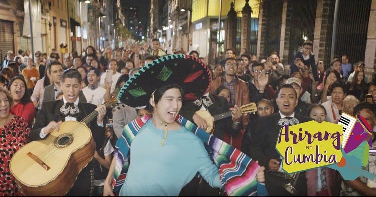 Mexicanos incitan a bailar con la versión cumbia del tema coreano “Arirang”