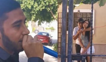 serenata a su ex y la encuentra con otro