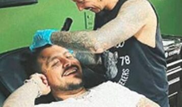 Tatuaje en la cara