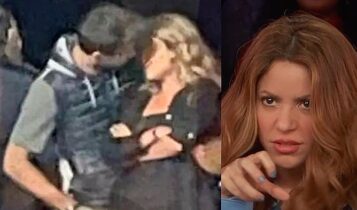 Beso de Piqué Shakira molesta