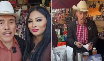 don pedro rivera vende cafe en el tianguis