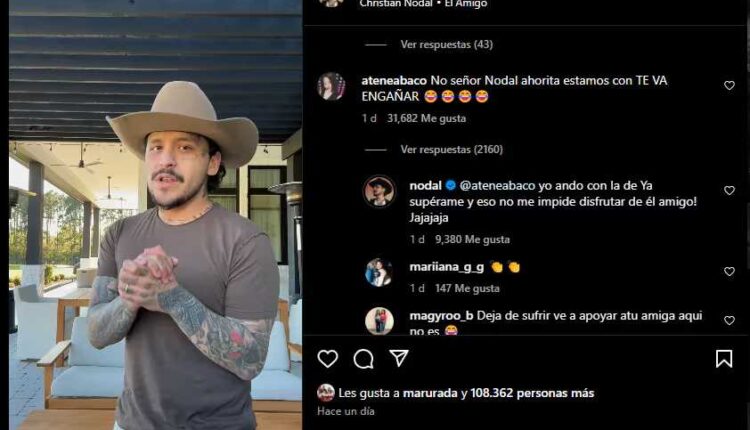 Cristian nodal ya superarme Cazzu